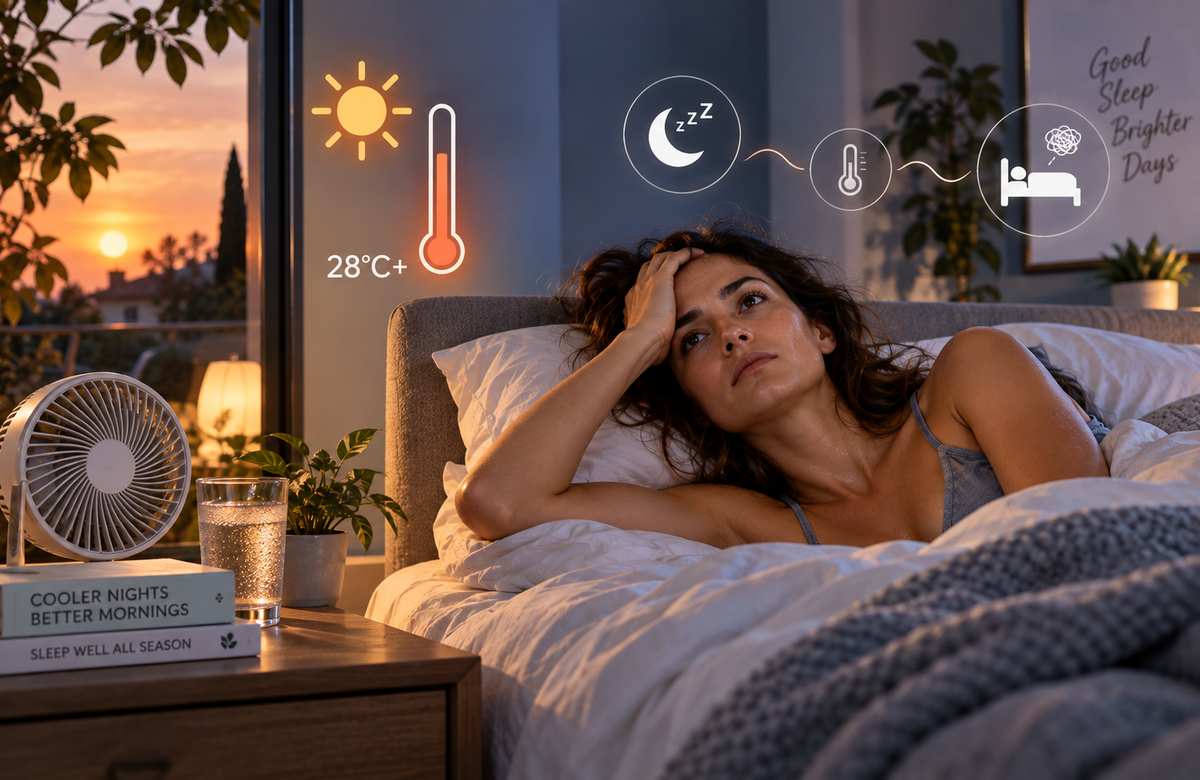 Heat and sleep: why we sleep worse in summer (and what actually helps)